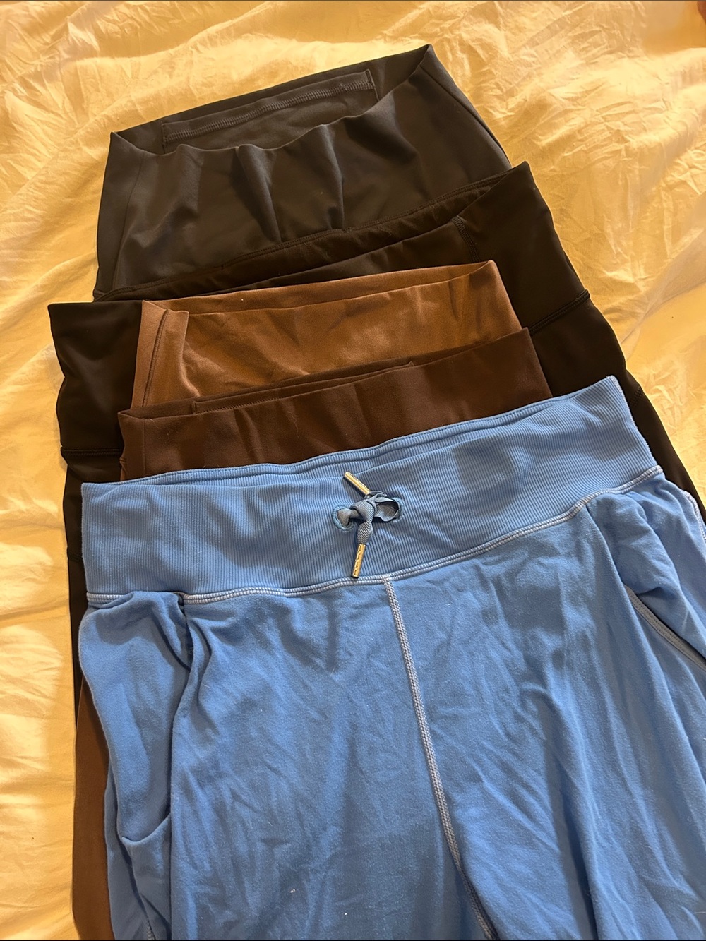 Size 6 leggings bundle! Lulu, Arie,Athleta, and Old Navy!